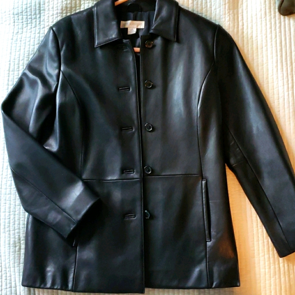 High quality leather jacket PS